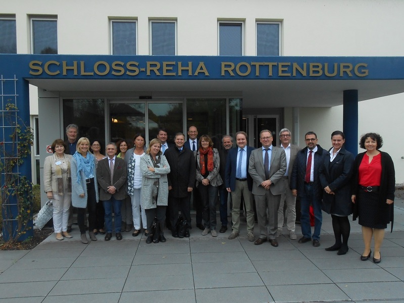 Der Gesundheitsausschuss des Bayerischen Landtags besucht die Schloss-Reha Rottenburg